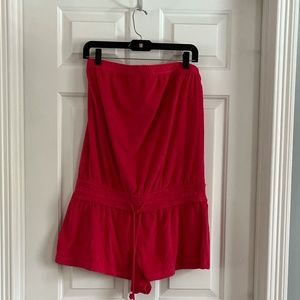 Terry Strapless Romper by Jessica Simpson